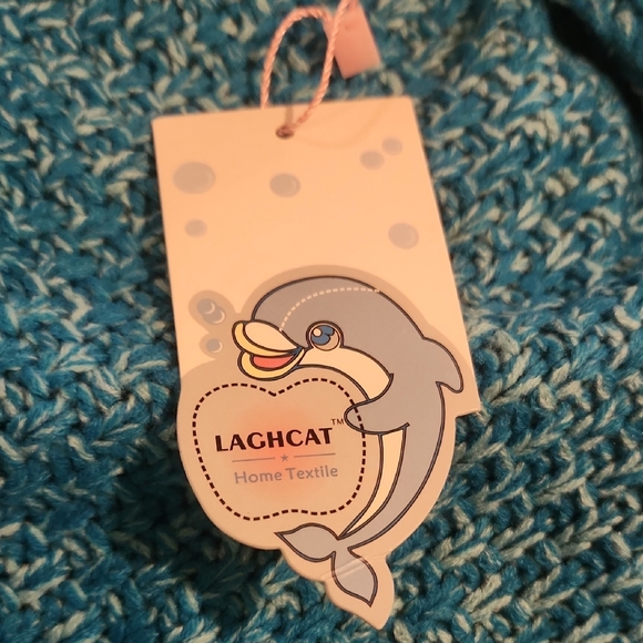 Blue Mermaid Tail Blanket for Pets - Picture 2 of 4